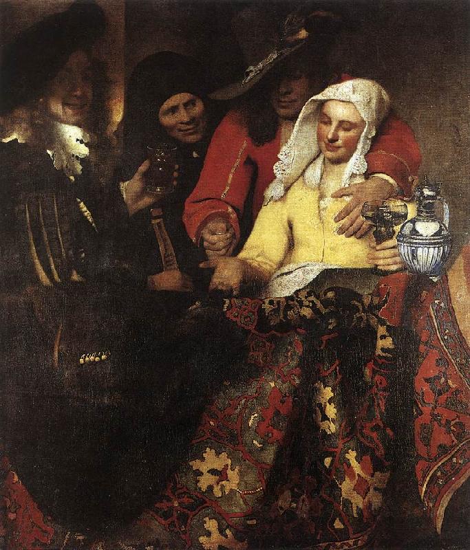 Jan Vermeer The Procuress oil painting picture
